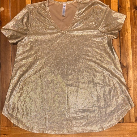 DAZZLE ME CRAZY TOP - GOLD - Picture 9 of 11